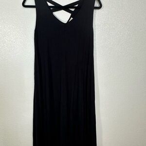 Style & Co Black Sleeveless Sheath Dress